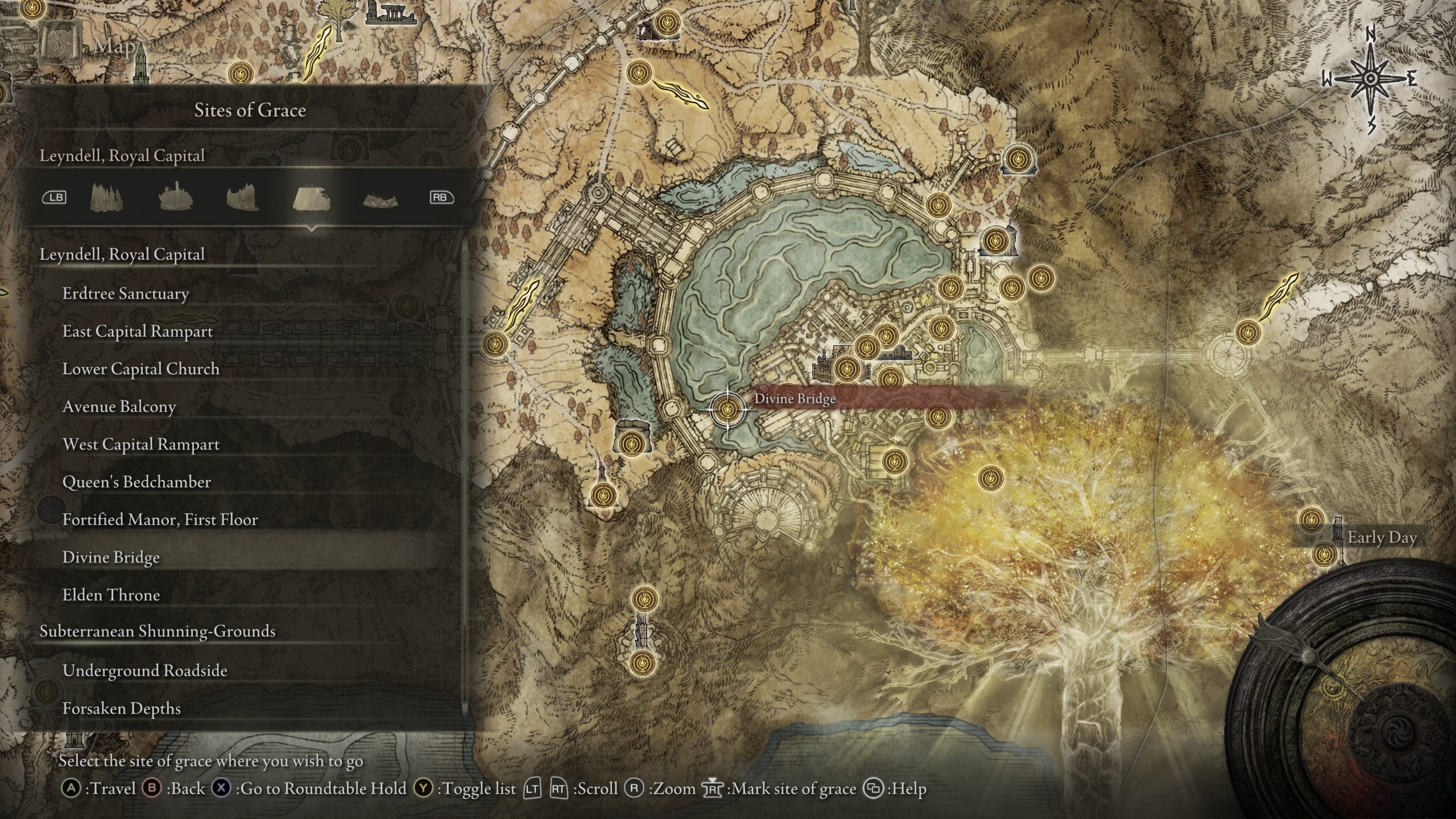 Divine Bridge Grace in Elden Ring