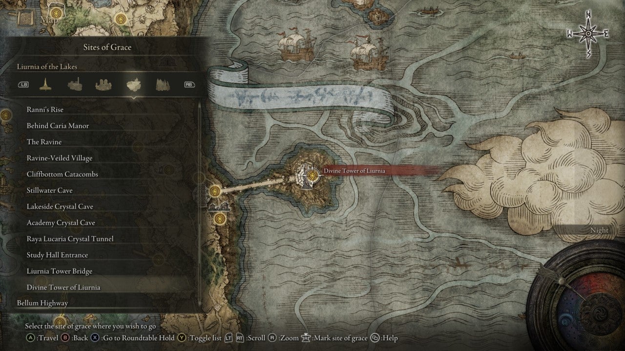 Divine Tower of Liurnia Grace in Elden Ring