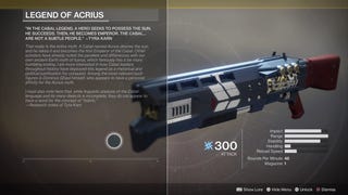 Destiny 2 - misja Na łączach, jak zdobyć egzotyczną strzelbę Legend of Acrius