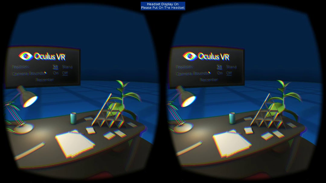 Oculus Rift Dk1 Menu Hands-on with Oculus Rift DK2 | Eurogamer.net