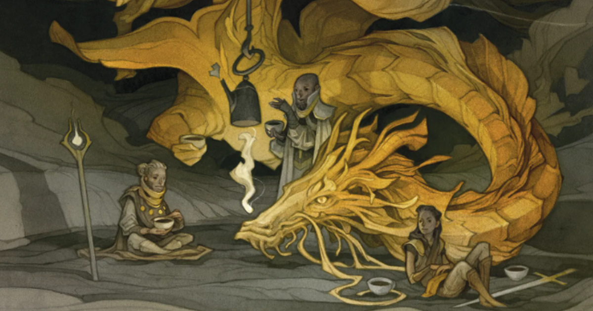 Alternate cover for Dungeons & Dragons’ Player’s Handbook radiates a wholesome vibe for players who want to D&D and chill