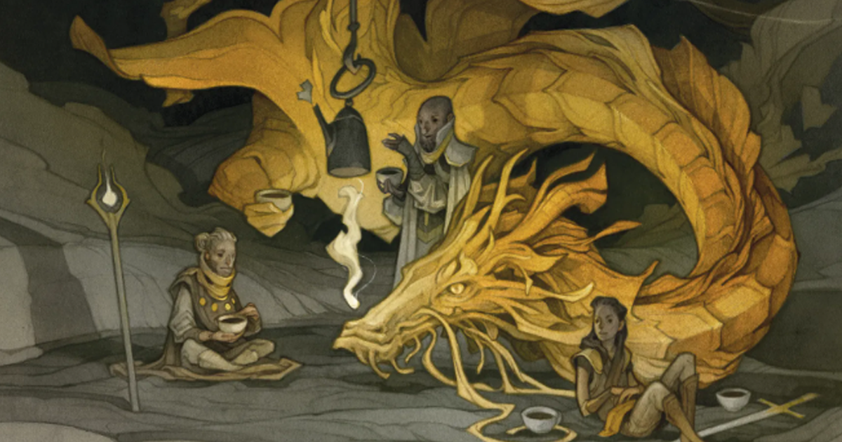 Alternate cover for Dungeons & Dragons’ Player’s Handbook radiates a wholesome vibe for players who want to D&D and chill