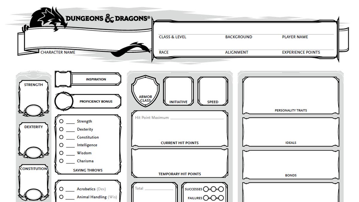 The Best DnD Character Sheets Custom, Online, Printable + Fillable!🤛