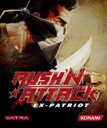 Caixa de jogo de Rush'n Attack Ex-Patriot