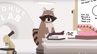 A raccoon explains what you do in Donut County