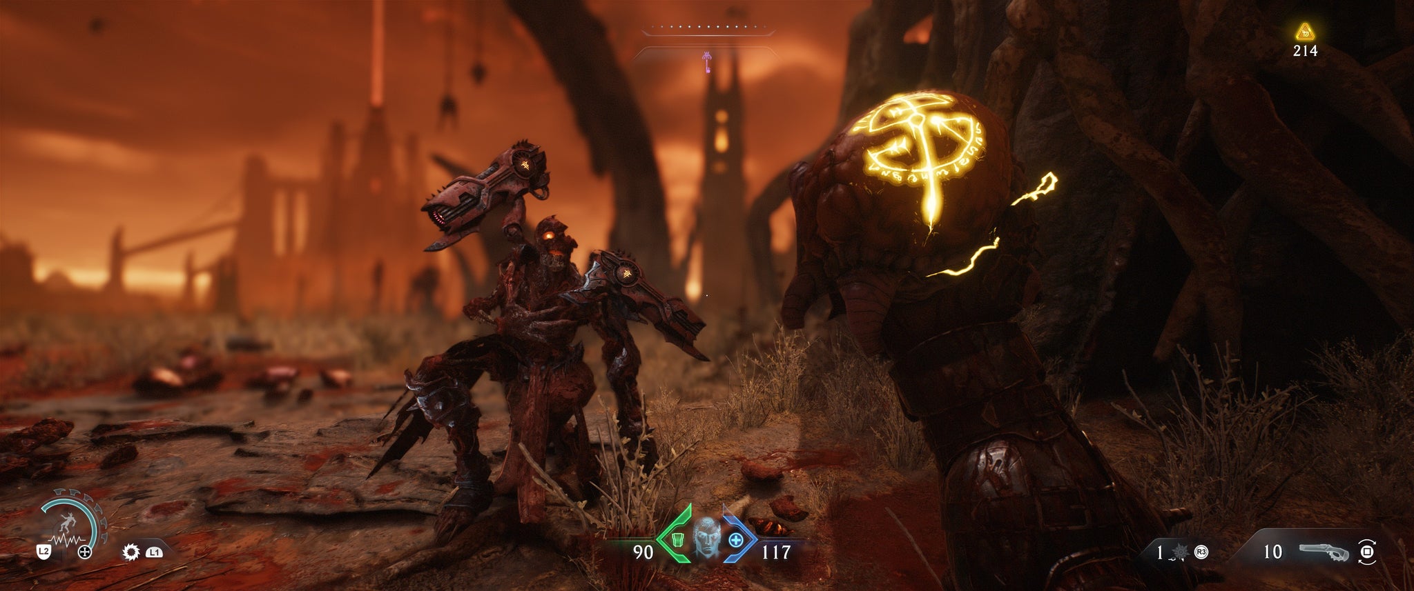 Popping a revenant heart in Doom: The Dark Ages. - 3