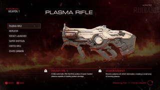 See all the weapons available in DOOM closed alpha