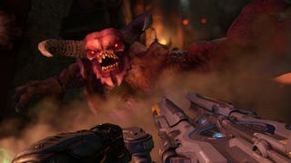 Doom multiplayer trailer shows demons, power-ups, modern BFG