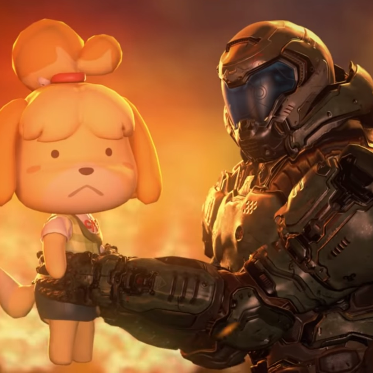 This Doomguy and Isabelle video is gut-rippin' gold | Rock Paper Shotgun This Doomguy and Isabelle video is gut-rippin' gold | Rock Paper Shotgun