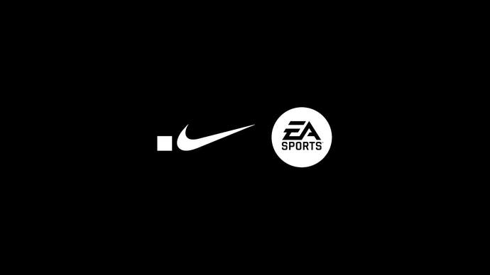 Nike .SWOOSH and EA Sports logos