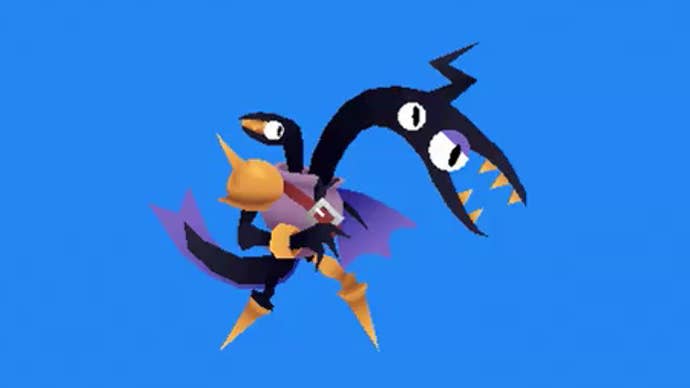 Weird bird person Captain Beaker from DoubleShake.