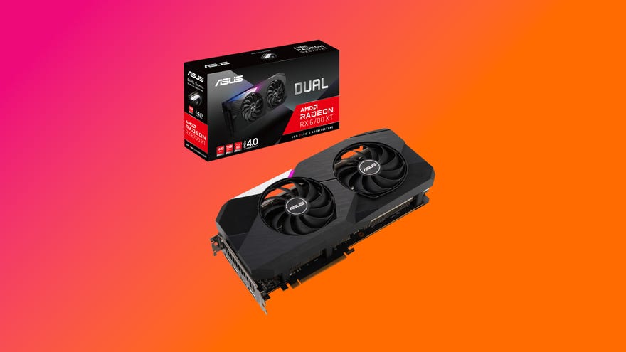 rx 6700 xt asus dual std edition graphics card