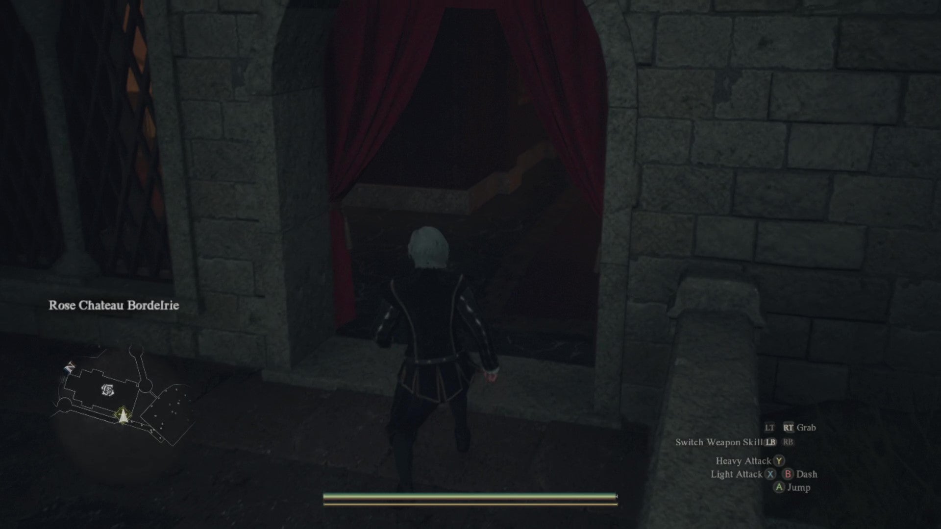 The Arisen enters the Rose Chateau via a curtained archway in the castle wall. - 8