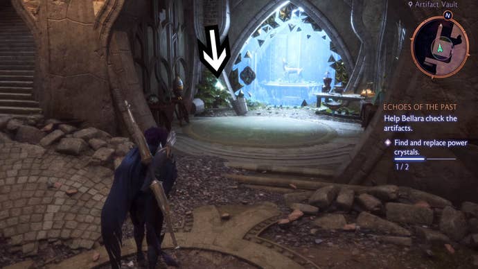 dragon age the veilguard artifact vault set one crystal two location