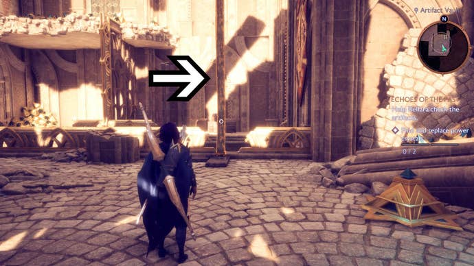 dragon age the veilguard artifact vault set three beam to bridge gap