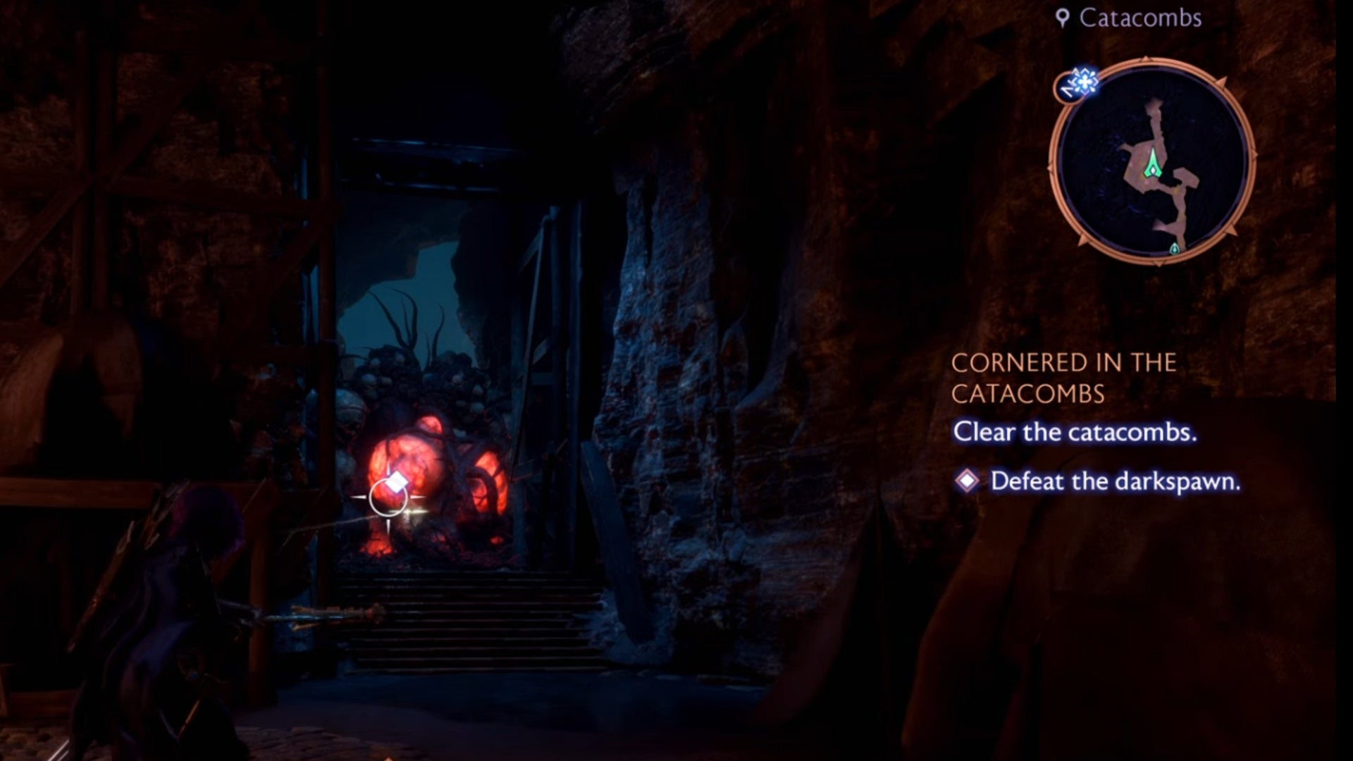 dragon age the veilguard caught in the catacombs blight door two