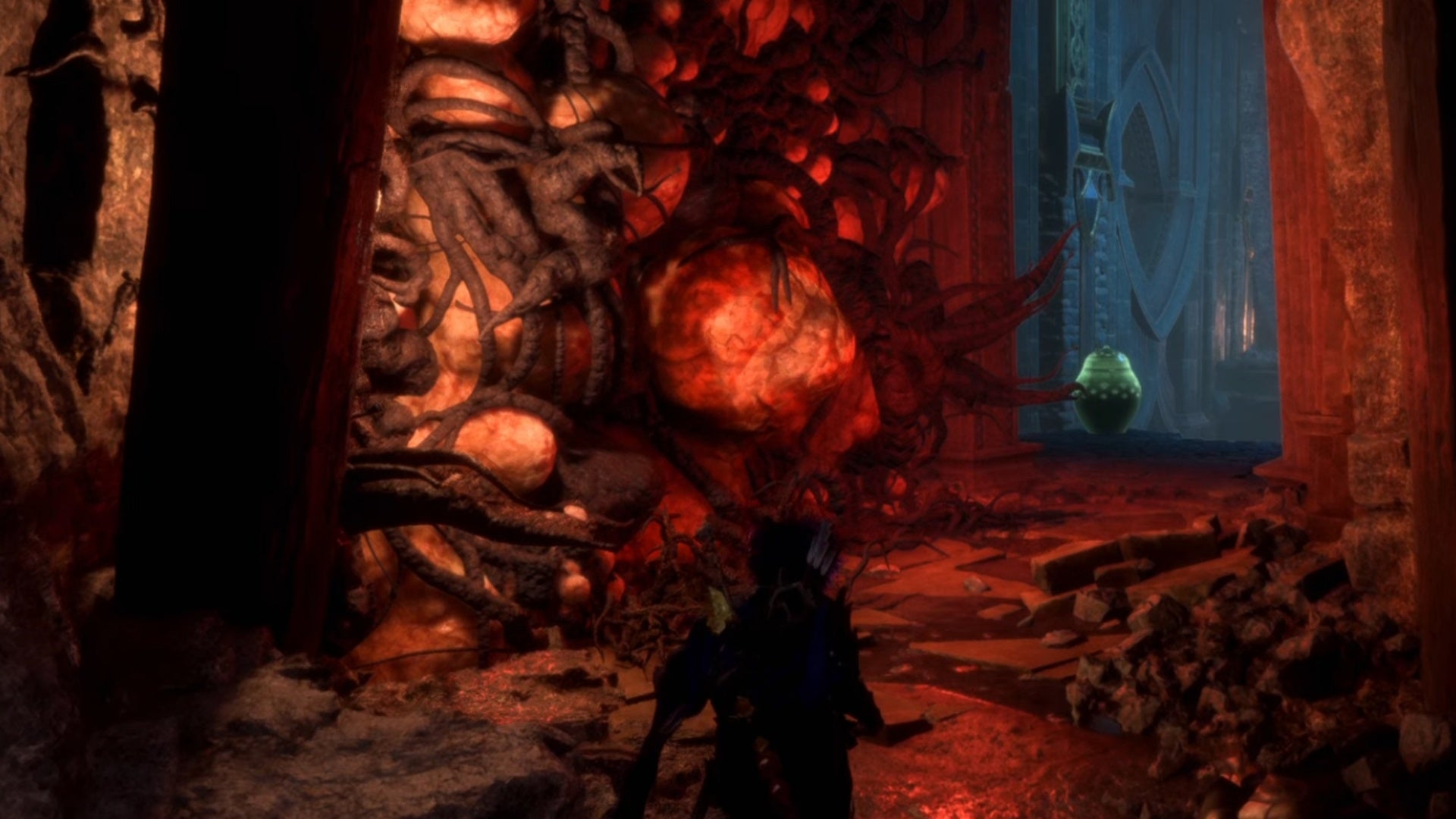 dragon age the veilguard caught in the catacombs first blight door