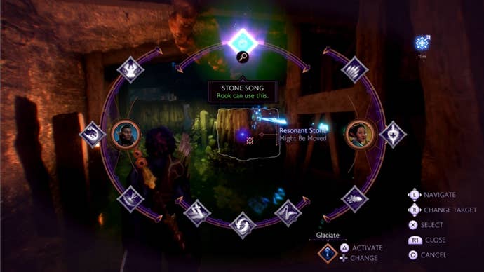 dragon age the veilguard caught in the catacombs moving rock puzzle stone song ability choice