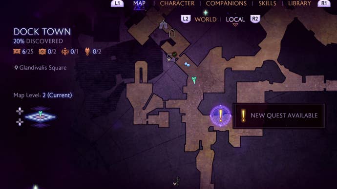 dragon age the veilguard caught in the catacombs quest start map location