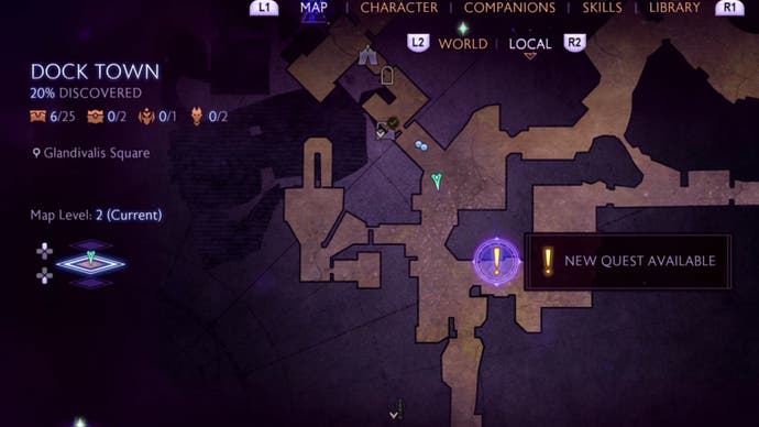 Dragon Age, The Veilkeeper Caught in the Catacombs, Quest Start Map Location