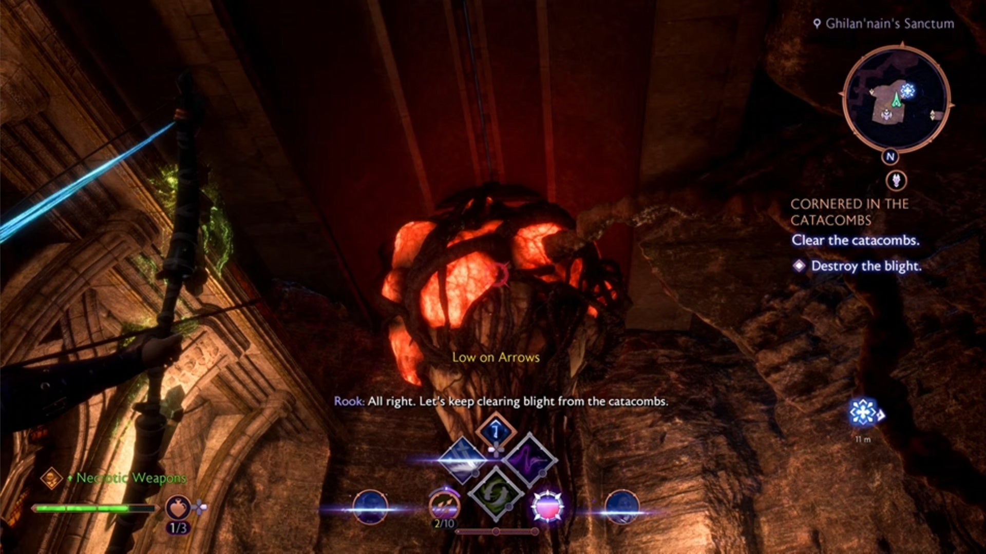dragon age the veilguard caught in the catacombs sanctum blight boil three