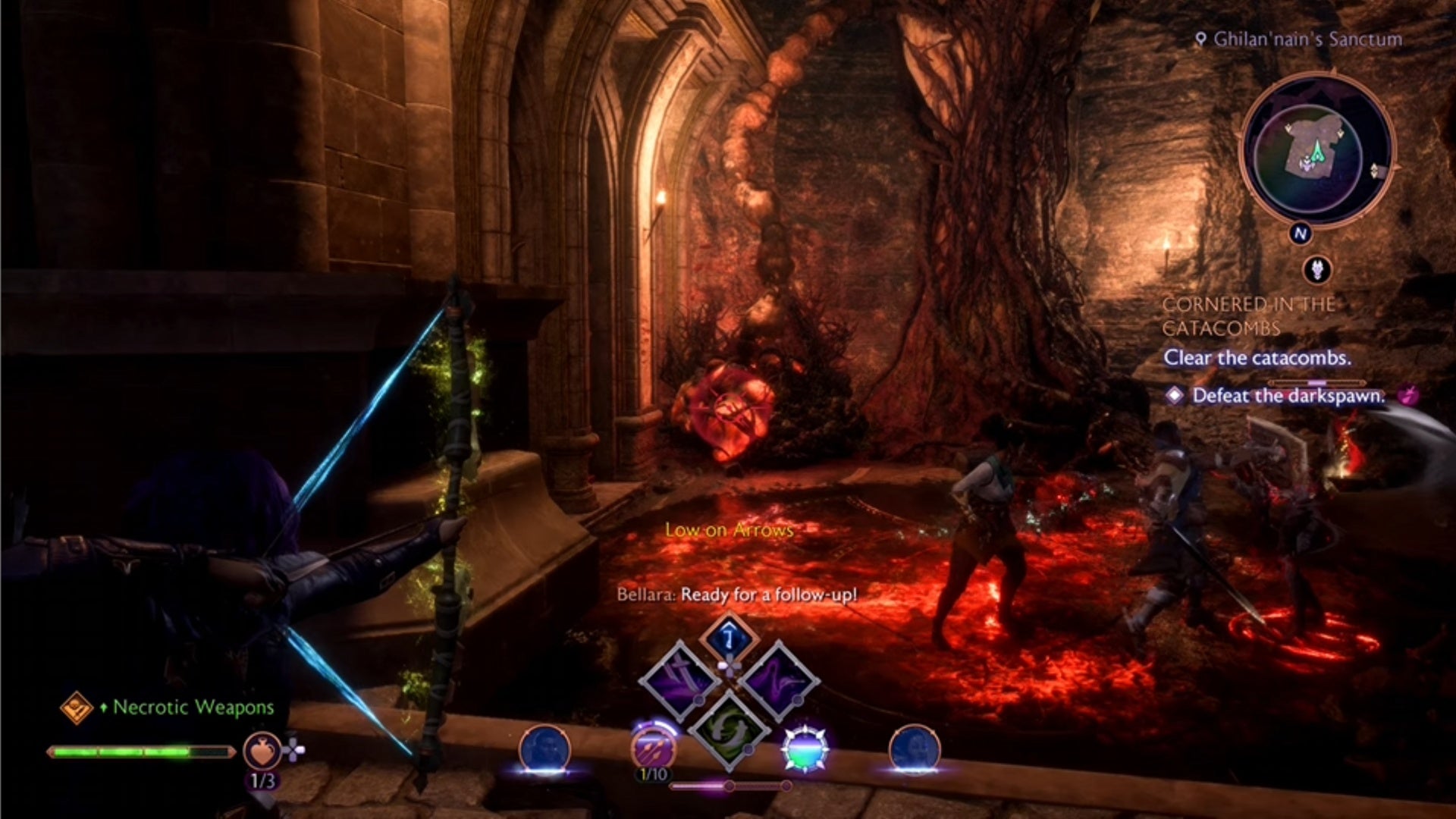 dragon age the veilguard caught in the catacombs sanctum blight boil two