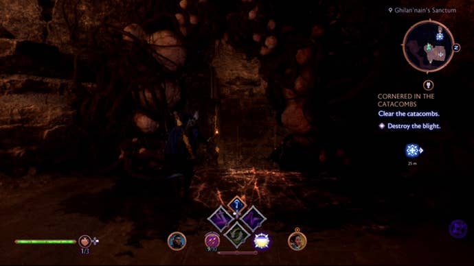 dragon age the veilguard caught in the catacombs sanctum blight door