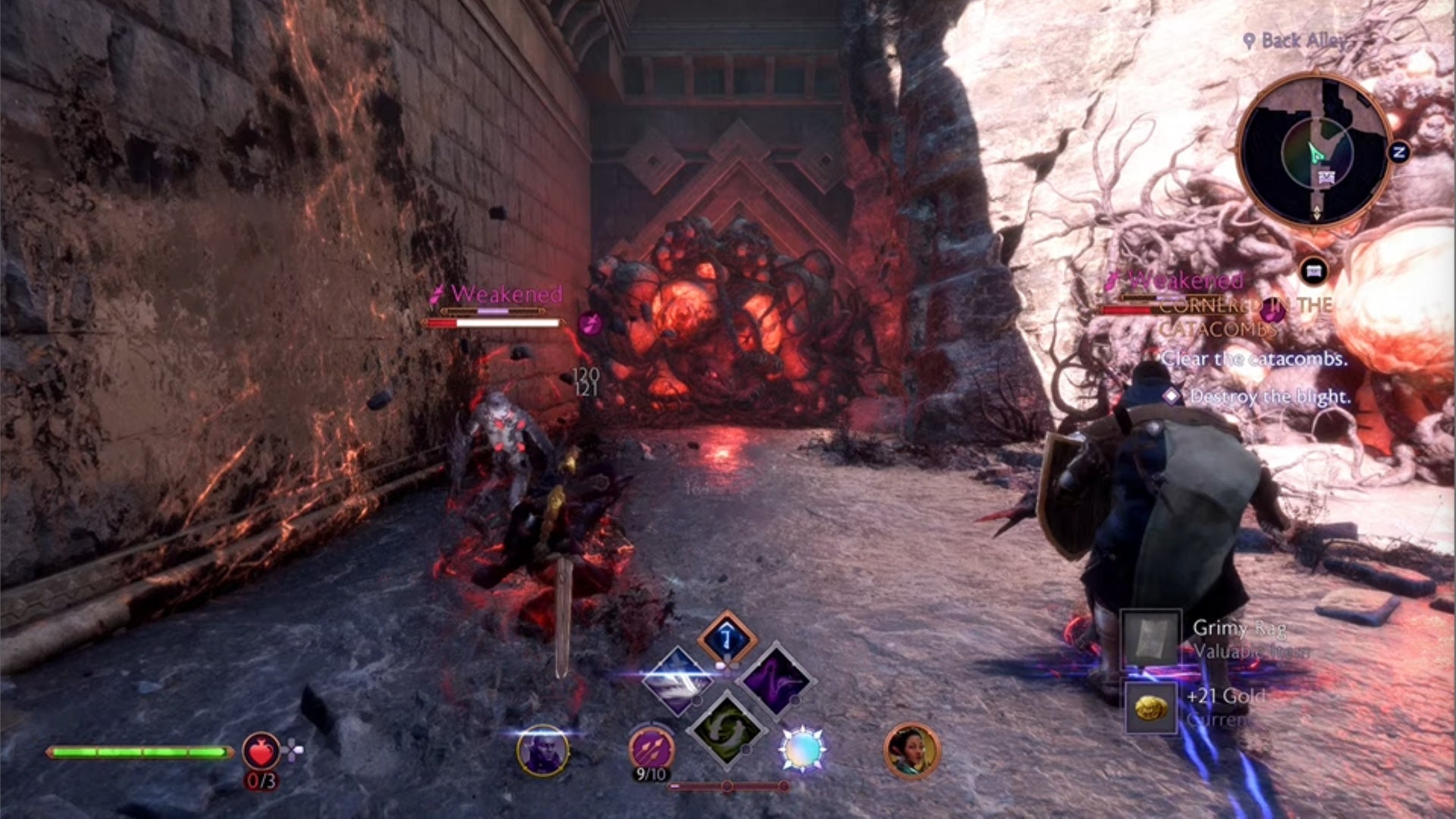 dragon age the veilguard cornered in the catacombs final blight door