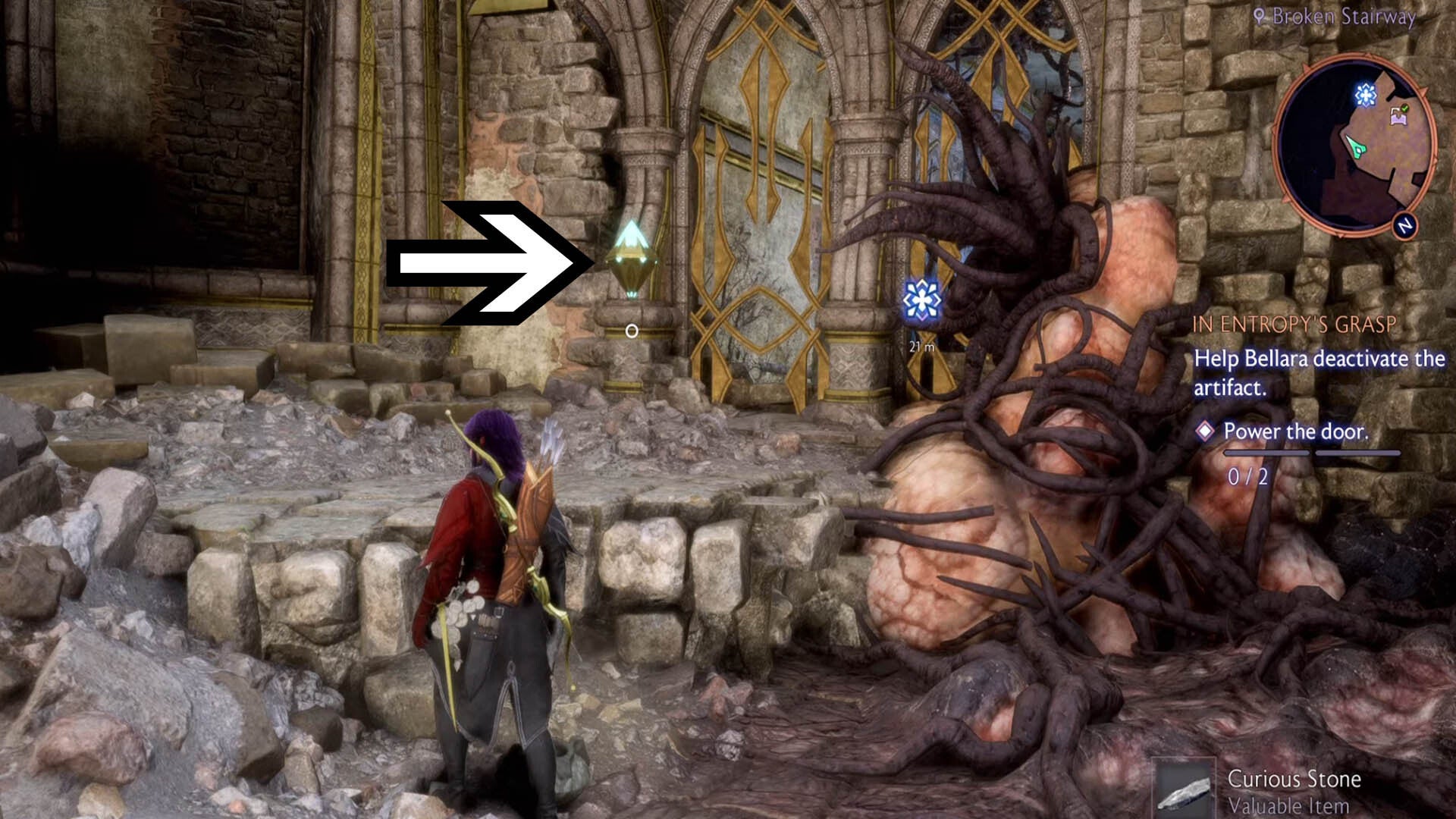 dragon age the veilguard entropy&rsquo;s grasp second crystal location