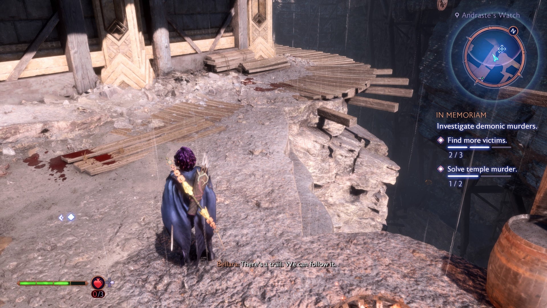 dragon age the veilguard in memoriam victim two blood trail