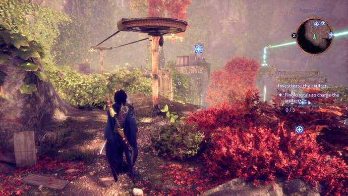 dragon age the veilguard magic of the ancients zipline to crystal one