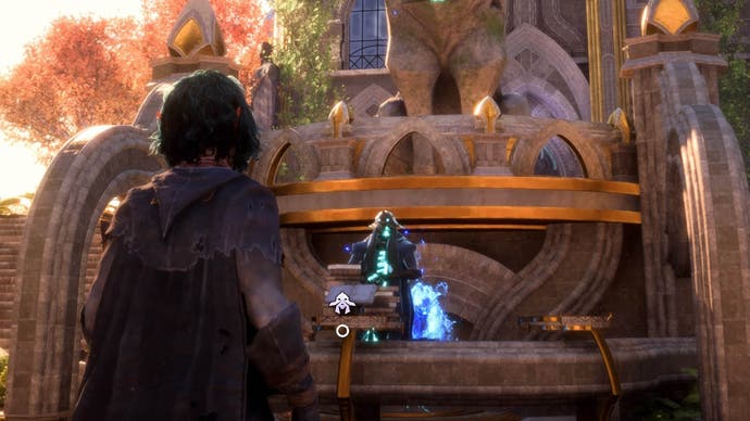 dragon age the veilguard rook facing caretaker's workshop