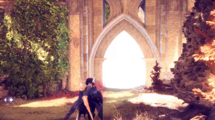 dragon age the veilguard rook facing inaccessible door in arlathan forest