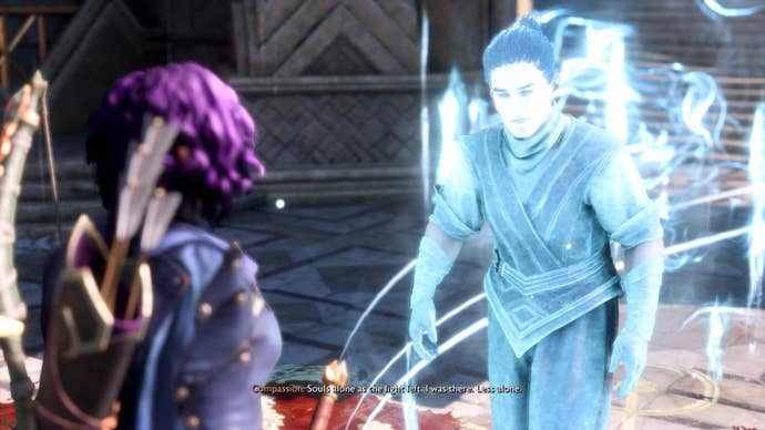 dragon age the veilguard rook talking to compassion spirit