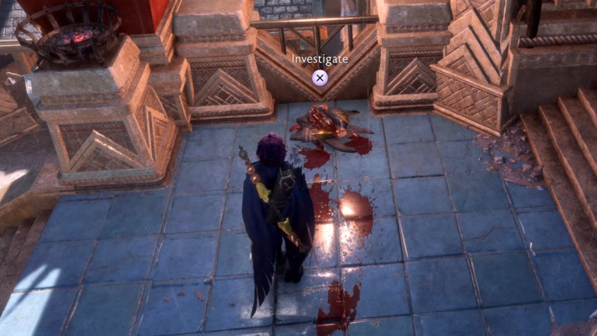 dragon age the veilguard the snake nest deal bloody coat on rooftop