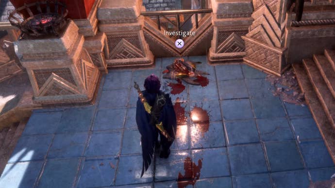 dragon age the veilguard the snake nest deal bloody coat on rooftop