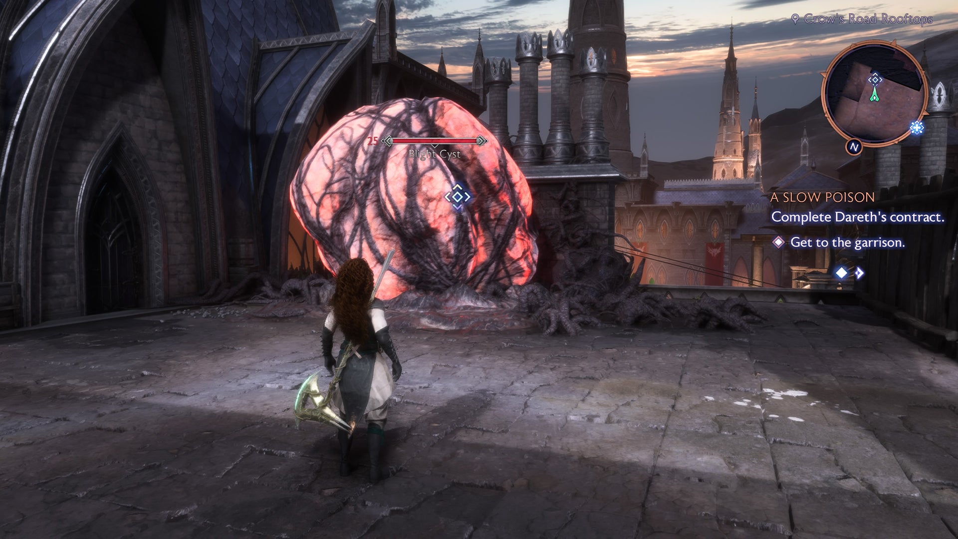 Dragon Age Veilguard screenshot of a Blight Cyst in-game. - 7