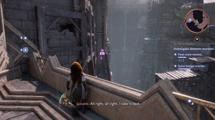 Dragon Age Veilguard screenshot of a companion ability in-game.