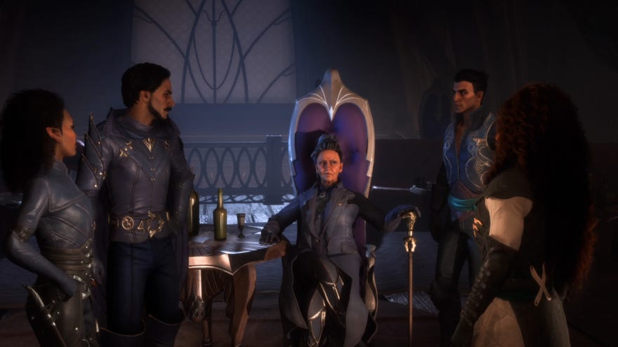 Dragon Age Veilguard screenshot of the Antivan Crows Faction.