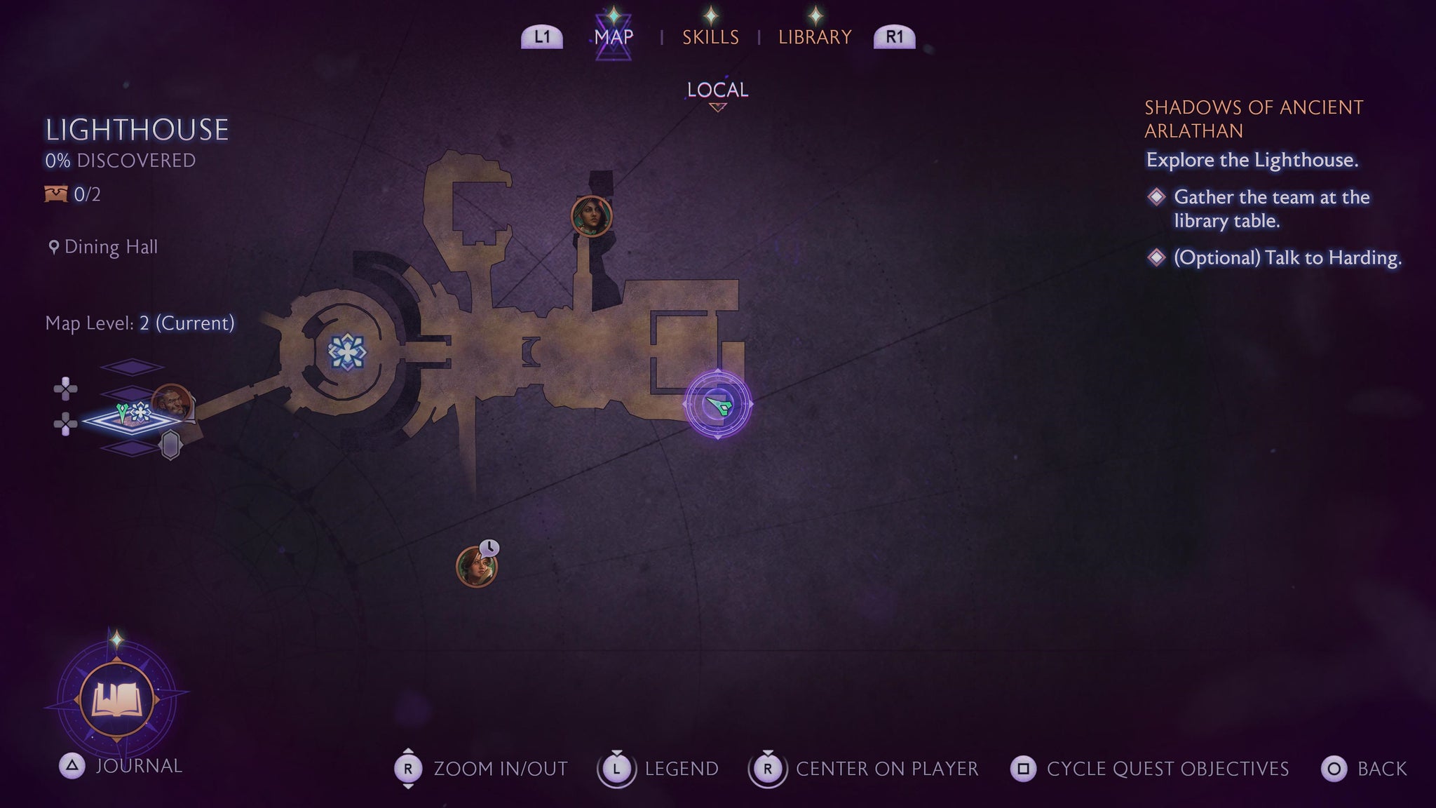 A map screen showing the location of the final Lighthouse statue in Dragon Age: Veilguard. - 9