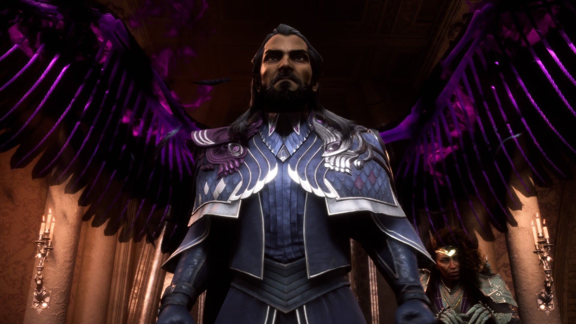 Dragon Age Veilguard screenshot of the Rook and Lucanis romance. - 3