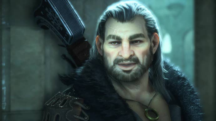 Varric in Dragon Age: The Veilguard.