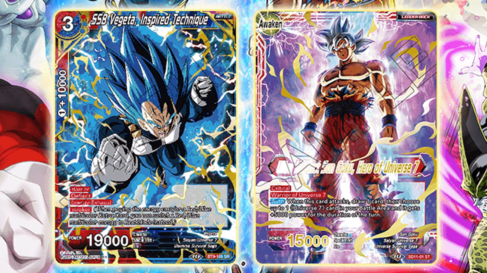 Dragon ball super fashion cards