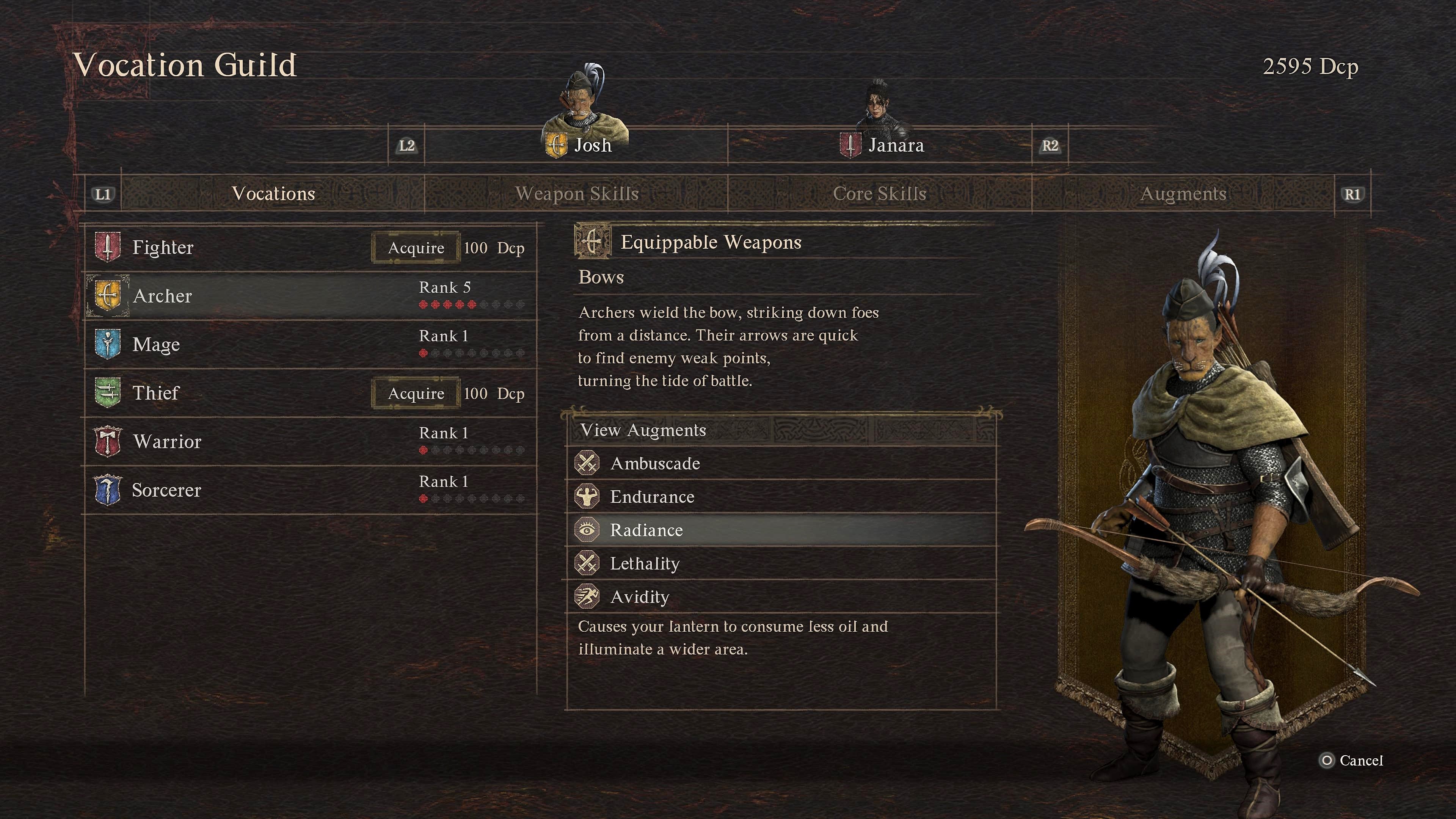 Dragon&rsquo;s Dogma 2 Archer best build, skills, and augmentations 