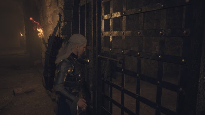 Dragons Dogma 2 appeared opposite the cell door of Vernworth Castle