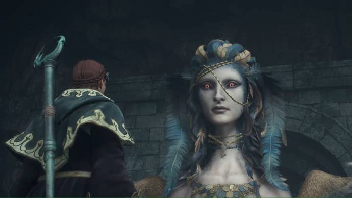 dragons dogma 2 arisen facing sphinx