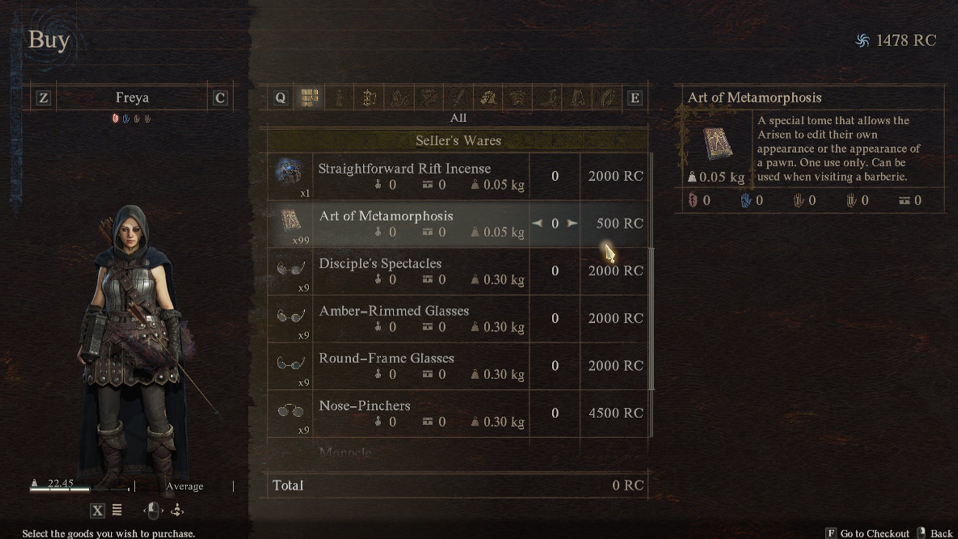 Screenshot of an Art of Metamorphosis tome in Dragon's Dogma 2. - 8
