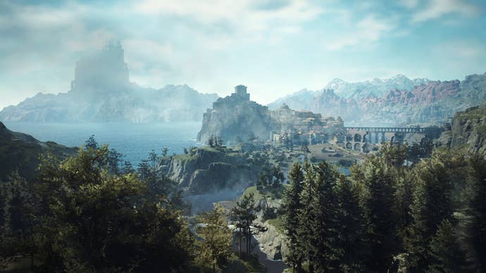 The landscape in Dragon’s Dogma 2.