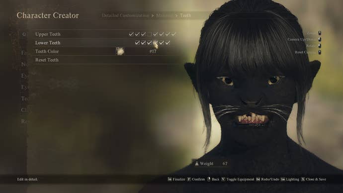 Messing about in the Dragon’s Dogma 2 character creator.