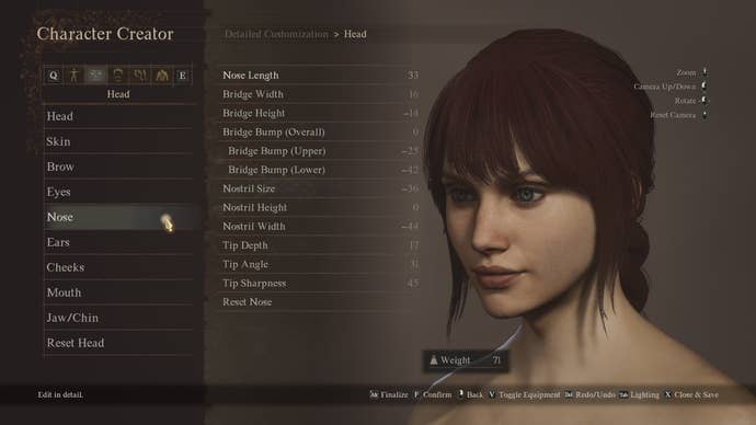 Messing about in the Dragon’s Dogma 2 character creator.